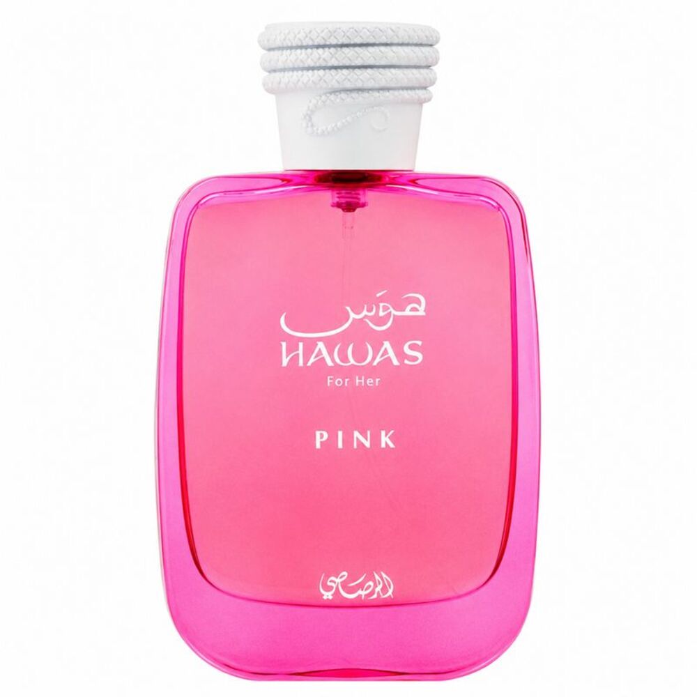 Rasasi Hawas Pink Eau de Parfum EDP Spray for Women 3.4 oz / 100 ml - New
